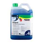SEQUAL is a powerful cleaner for toilets and urinals. It is a thickened product that clings to vertical surfaces. SEQUAL has been specially formulated to be environmentally preferable.