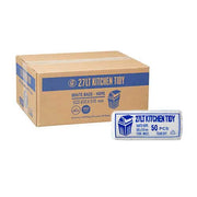 Austar 27L White Kitchen Tidy Liner HDPE - WH27LT
