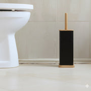 Eco Basics Square Toilet Set -  Black