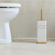 Eco Basics Square Toilet Set - White
