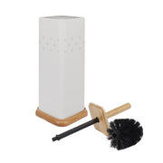 Eco Basics Square Toilet Set - White