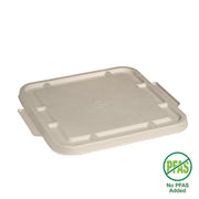 BioPak 3-Compartment Large Natural BioCane Takeaway Lid