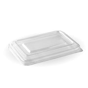BioPak 500 & 600ml Clear rPET Takeaway Base Lid
