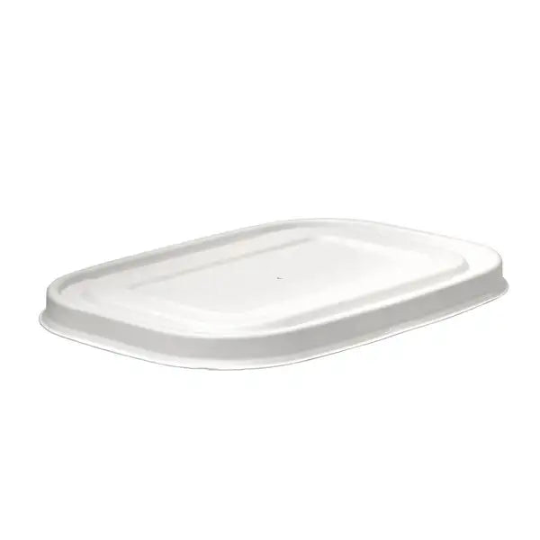 BioPak Plant Fibre Rectangle Lids for Paper Containers & Bowls ...