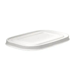BioPak Plant Fibre Rectangle Lids for Paper Containers & Bowls