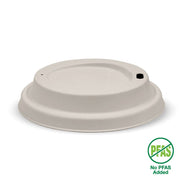 BioPak 90mm Plant Fibre Lids for Paper Containers & Bowls