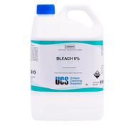 Bleach 6% - 5L bottle, industrial-grade disinfectant and stain remover for commercial and home cleaning