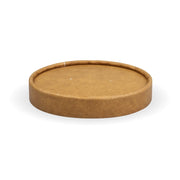 BioPak 250ml / 8oz BioBowl Kraft Paper Lid