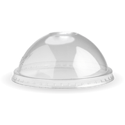 BioPak 430-950ml / 12-32oz PET Dome BioBowl Lid