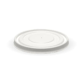 BioPak 90mm Plant Fibre Lids for Paper Containers & Bowls