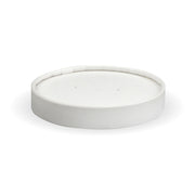 BioPak 250ml / 8oz BioBowl PLA White Lid