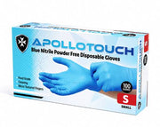 Apollo Touch Nitrile Blue P/F Gloves