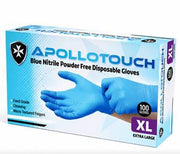Apollo Touch Nitrile Blue P/F Gloves