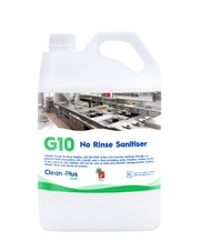 G10 No Rinse Sanitiser 5L - Disinfectants & Sanitisers by CleanPlus
