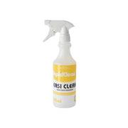 Spray bottle labeled 'Easi Clean' on a white background