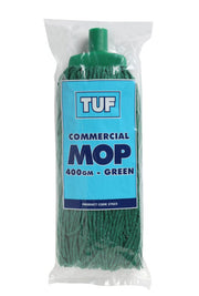 Edco Tuf Commercial Mop Head 400g – heavy-duty cleaning mop in blue, red, green, and yellow