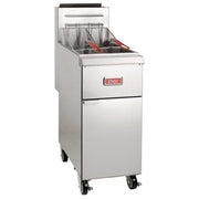 Thor Freestanding Single Pan Double Basket Propane Gas Fryer 25.25Ltr TR-F45
