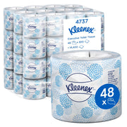 KLEENEX Executive 2-Ply Toilet Paper (4737) - 48 Rolls Per Case - FSC Certified