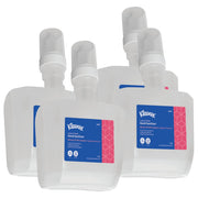 Kleenex Alcohol Foam Hand Sanitiser 1.2L (6493) - Bulk Pack of 4 Refill Cartridges - Workplace Hygiene Solution