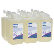 KLEENEX Liquid Hand Soap (6333) - Bulk 6 x 1L Refill Cartridges for Dispensers