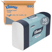 KLEENEX Multifold Hand Towels – 2,400 Towels per Case, FSC Certified, AIRFLEX Technology, Ultra-Soft & Absorbent, Bulk Paper Towels for Commercial Washrooms