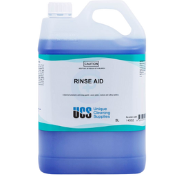 Machine Rinse Aid 5L – streak-free shine, prevents water spots, and ensures quick drying for dishwashers.