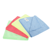 Colour-coded microfibre cloths – 10-pack for professional cleaning