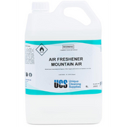 Mountain Air Freshener 5L – alcohol-based, long-lasting odor eliminator for commercial and home use.