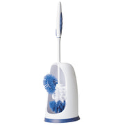 Durable toilet brush with caddy for home & commercial use