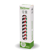 BioPak 10mm Mixed Jumbo Straws - 20pk