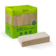 BioPak 2 Ply 1/8 Fold Quilted Dinner BioNapkin