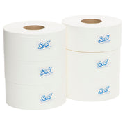 SCOTT Compact Jumbo 1-Ply Toilet Paper (5748) - 600m Per Roll - High Capacity