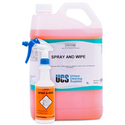 Spray & Wipe Cleaner 5L – all-purpose degreaser & disinfectant with a fresh lemon fragrance for commercial & home use.