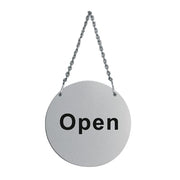 Stainless Steel Open & Closed Door Sign