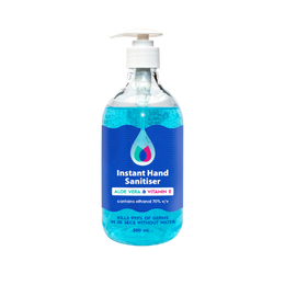 UCS Instant Hand Sanitiser 500mL - Alcohol-Based Gel, Kills 99.9% of Germs