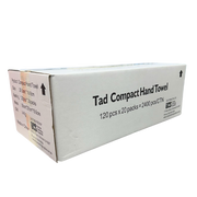 UCS TAD Compact Hand Towels – 2,400 Sheets, 1-Ply, Super Absorbent, Strong Wet or Dry, Australian-Made, Bulk Paper Towels for Commercial Washrooms