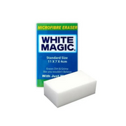 White Magic Microfibre Sponge 11x7x4cm – Chemical-Free Stain Remover